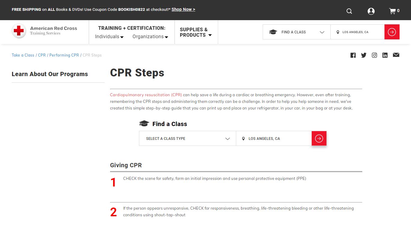 CPR Steps | Perform CPR | Red Cross